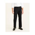 Dockers Men's Tall Classic Fit Straight Workday Trousers - Black