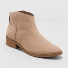 Women's Emma Ankle Bootie - Universal Thread Taupe