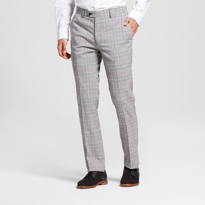 Wd·ny Black Wdny Black - Men's Glenn Plaid Pants - Oxford