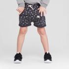 Toddler Boys' Front Pocket 'diamond' Shorts - Art Class Washed Black 12m, Boy's, Gray