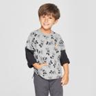 Toddler Boys' Disney Mickey Mouse & Friends Mickey Mouse Sweatshirt - Heather Gray