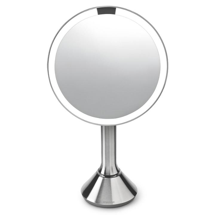 Simplehuman 8 Led Light Sensor Makeup Mirror 5x Magnification Stainless Steel - Brushed