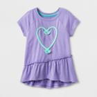 Toddler Girls' Short Sleeve T-shirt - Cat & Jack Hushed Violet