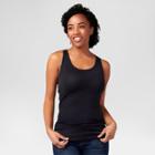 Pact Organic Women's Super Soft Cotton Stretch Fit Tank Tops - Black