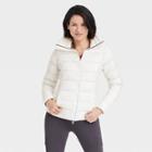 Women's Packable Down Puffer Jacket - All In Motion White