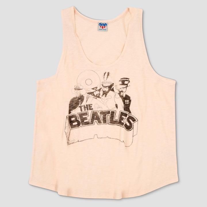 Junk Food Women's The Beatles Tank Top - Pink