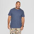 Men's Big & Tall Regular Fit Short Sleeve Crew T-shirt - Goodfellow & Co Subdued Blue