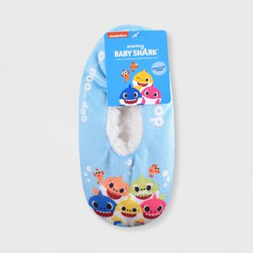 Toddler Boys' Nickelodeon Baby Shark Slippers - Blue