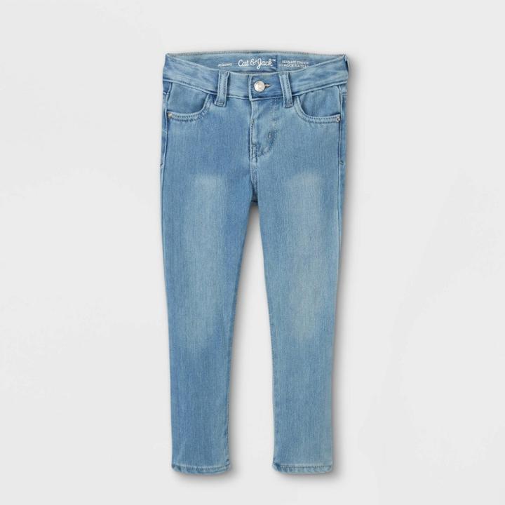 Toddler Girls' Denim Jeggings - Cat & Jack