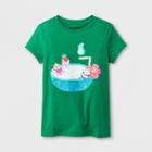 Girls' Short Sleeve Fruits In Suits Graphic T-shirt - Cat & Jack Green