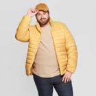 Men's Big & Tall Puffer Jacket - Goodfellow & Co Yellow