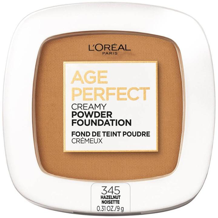 L'oreal Paris Age Perfect Creamy Powder Foundation With Minerals Hazelnut