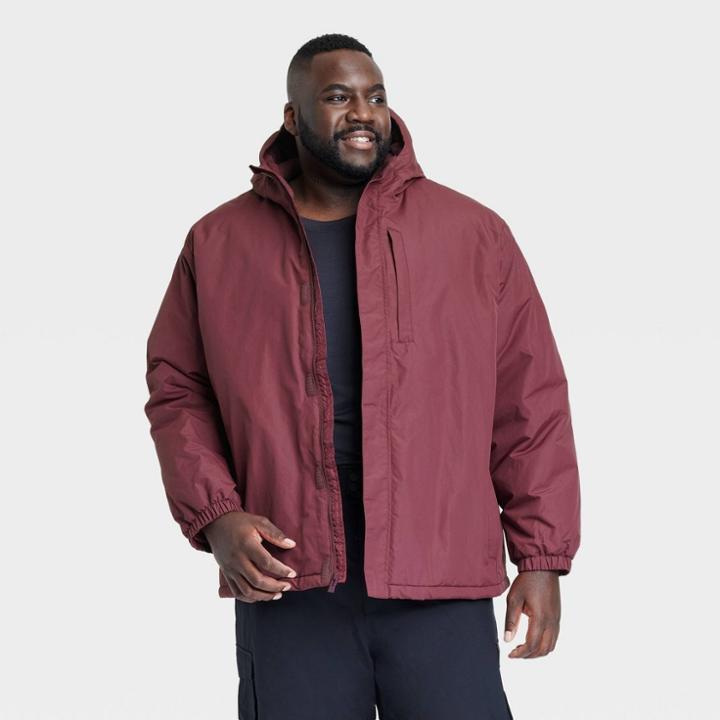 Men's Big Winter Jacket - All In Motion Maroon