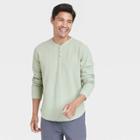 Men's Waffle-knit Henley Athletic Top - All In Motion
