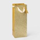 Gold Glitter Gift Bag - Wondershop