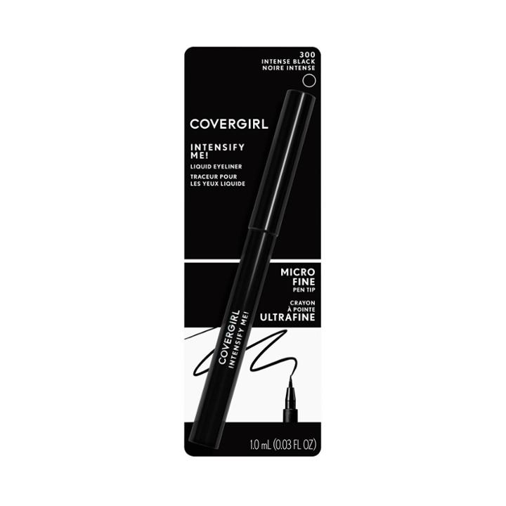 Covergirl Intensify Me! Eyeliner 300 Intense Black .034 Fl Oz, Adult Unisex