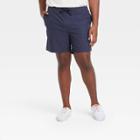 Men's Big & Tall 7 Elevated Novelty E-waist Pull-on Shorts - Goodfellow & Co Black