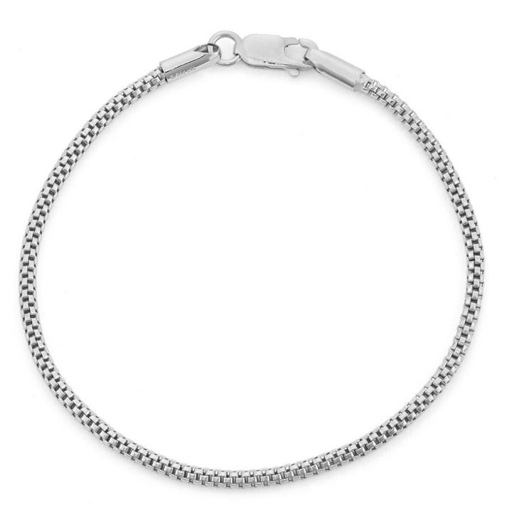 Tiara Popcorn Link Bracelet In Sterling Silver, Women's, Size: