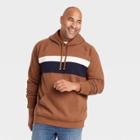 Men's Big & Tall Standard Fit Hooded Sweatshirt - Goodfellow & Co Cedar