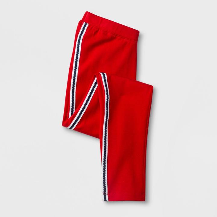 Girls' Leggings Pants - Cat & Jack Red