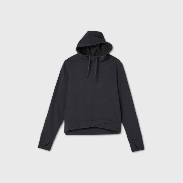 Women's French Terry Hoodie - All In Motion Black