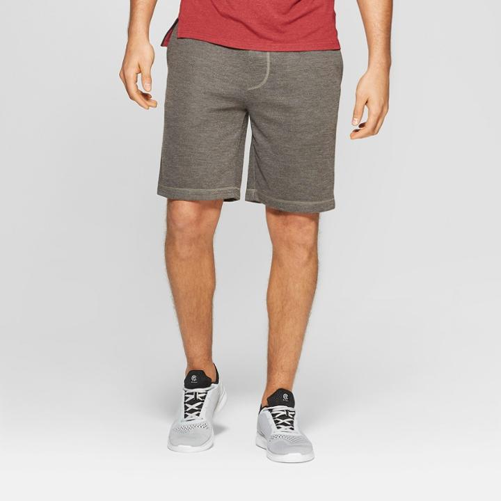 Men's Soft Touch Shorts - C9 Champion Harbor Stone Brown Heather