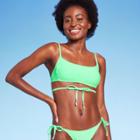 Women's Beaded Wrap Bralette Bikini Top - Wild Fable