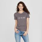 Petitewomen's Short Sleeve Off The Grid Graphic T-shirt - Awake Charcoal