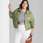 Women's Cropped Utility Jacket - Wild Fable