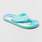 Girls' Ava Slip-on Thong Sandals - Cat & Jack Blue