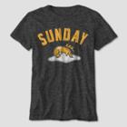 Sanrio Boys' Gudetama Sunday Short Sleeve Graphic T-shirt - Charcoal Heather
