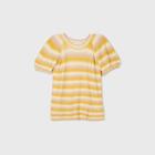 Women's Plus Size Short Sleeve Crewneck Pullover Sweater - Universal Thread Yellow