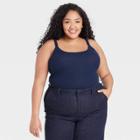 Women's Plus Size Cami - A New Day Navy