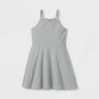 Girls' Cotton Sleeveless Dress - Cat & Jack Gray