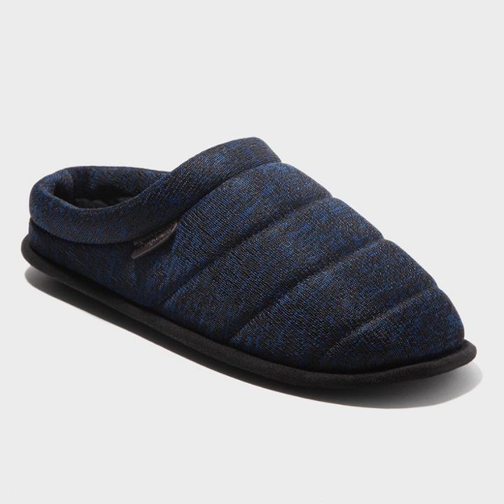 Men's Dearfoams Memory Foam Clog Slipper - Navy (blue)
