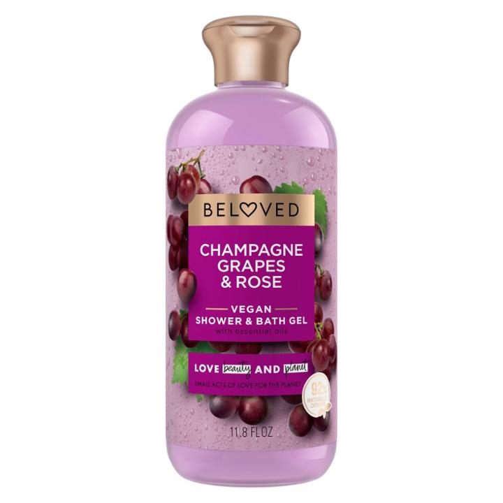 Beloved Champagne Grapes & Rose Shower & Bath Gels