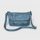 Women's Bueno Pebble Washed Crossbody Bag - Chambray