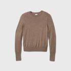 Women's Crewneck Pullover Sweater - A New Day Brown