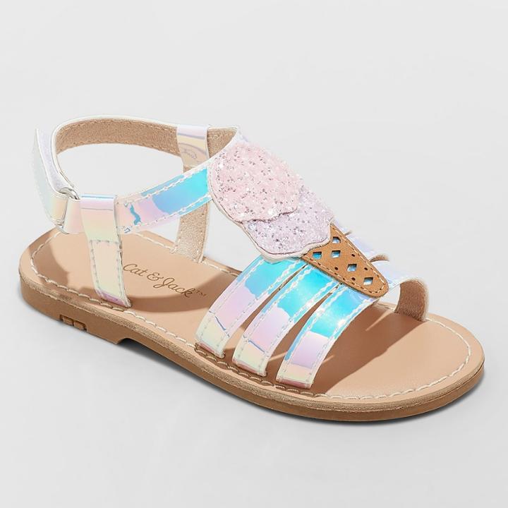 Toddler Girls' Oralia Slide Sandals - Cat & Jack Pink