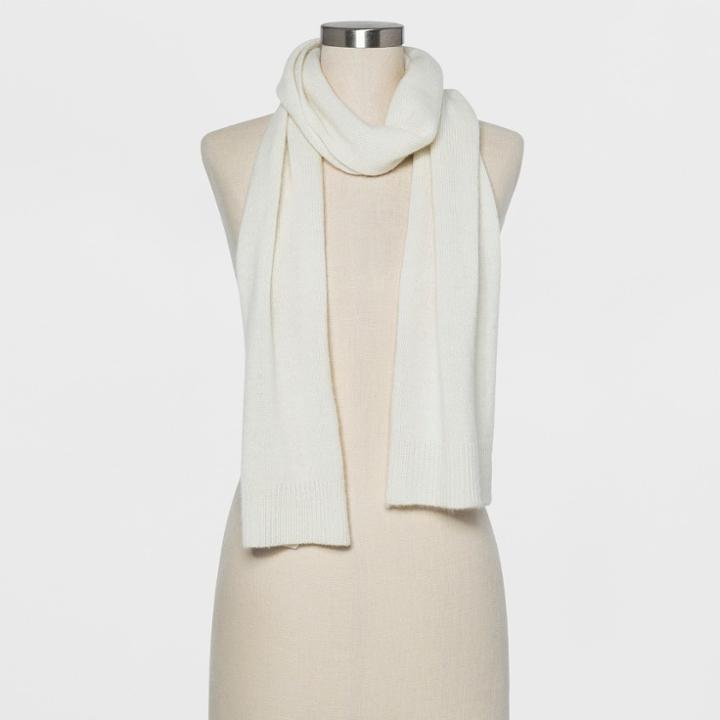 Women's Cashmere Scarf - A New Day White
