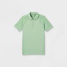 Boys' Seamless Polo Shirt - All In Motion Green Heather