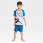 Boys' Marvel Spider-man: Miles Morales 2pc Short Sleeve Top And Shorts Pajama