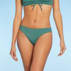 Women's Cheeky Bikini Bottom - Shade & Shore Cactus Green