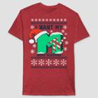 Men's Mtv Christmas Short Sleeve Graphic T-shirt - Red
