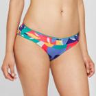 Women's Reversible Hipster Bikini Bottom - Joylab Multi Palm M,