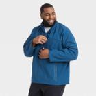 Men's Big & Tall Fleece Softshell Jacket - All In Motion Navy