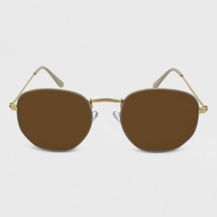 Women's Metal Geo Sunglasses - Wild Fable