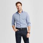 Target Men's Slim Fit Ultimate Button-down Dress Shirt - Goodfellow & Co Blue Plaid