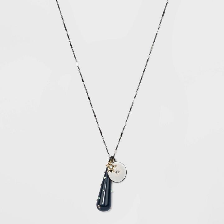 Star Cluster Pendant Necklace - A New Day Blue, Women's