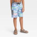 Boys' Tie-dye Swim Trunks - Art Class 4, Blue/green/pink
